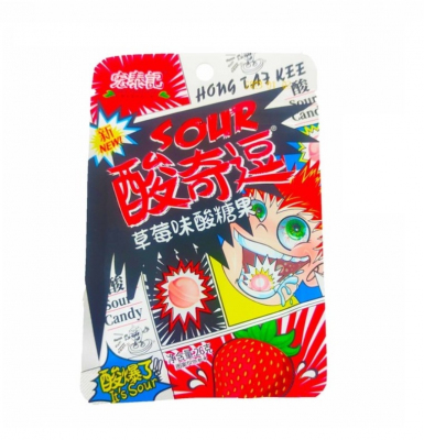 Кислые леденцы "Стиль" Клубника 26гр 1шт/20уп